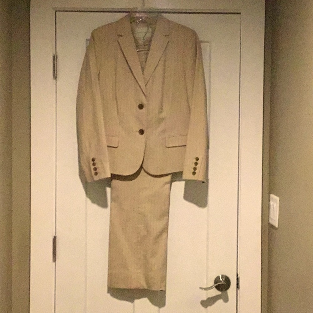 Banana Republic women’s lined suit jack & slacks, 12p